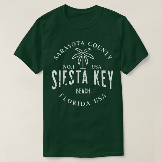 Siesta Key Beach, Florida T-shirt (Design voorkant)