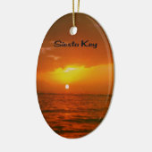 Siesta Key Beach Keramisch Ornament (Links)