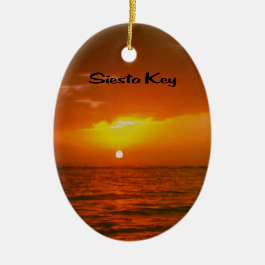 Siesta Key Beach Keramisch Ornament (Voorkant)