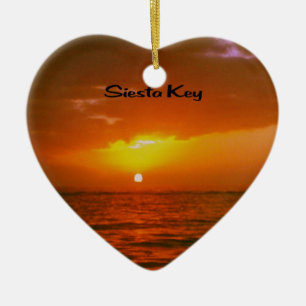 Siesta Key Beach Keramisch Ornament