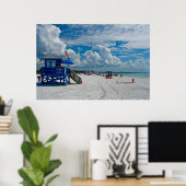 Siesta Key Beach Poster (Thuiskantoor)
