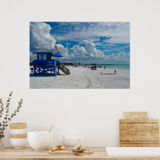 Siesta Key Beach Poster (Keuken)
