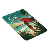 Siesta Key Beach Reisadvertentie Magneet (Rechterzijde)