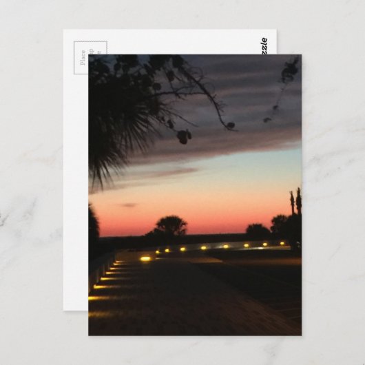 Siesta Key Beach Sunset Briefkaart (Voorkant / Achterkant)