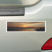 Siesta Key Beach Sunset Bumpersticker (Op auto)