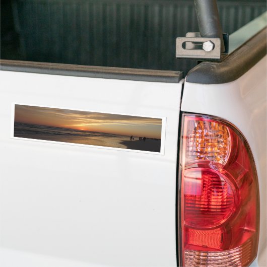 Siesta Key Beach Sunset Bumpersticker (Op Truck)