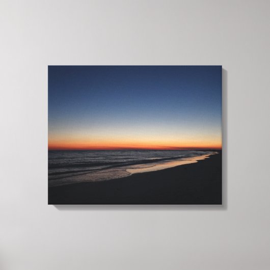 Siesta Key Beach Sunset Canvas Afdruk (Voorkant)