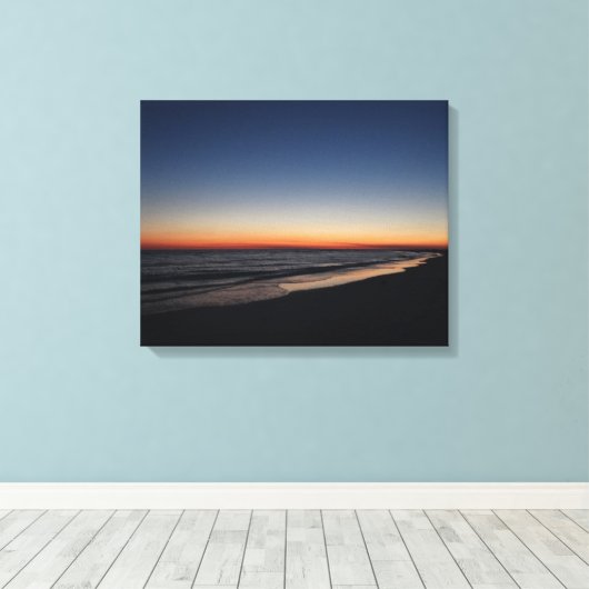 Siesta Key Beach Sunset Canvas Afdruk (Insitu (Houten vloer))