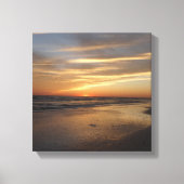 Siesta Key Beach Sunset Canvas Afdruk (Voorkant)