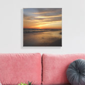 Siesta Key Beach Sunset Canvas Afdruk (Insitu (Woonkamer))