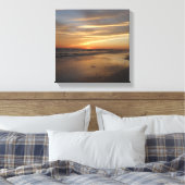 Siesta Key Beach Sunset Canvas Afdruk (Insitu (Slaapkamer))