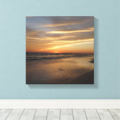 Siesta Key Beach Sunset Canvas Afdruk (Insitu (Houten vloer))