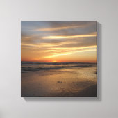 Siesta Key Beach Sunset Canvas Afdruk (Voorkant)