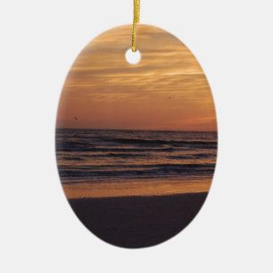Siesta Key Beach Sunset Keramisch Ornament