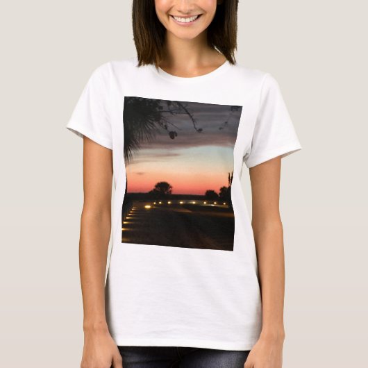 Siesta Key Beach Sunset T-shirt (Voorkant)