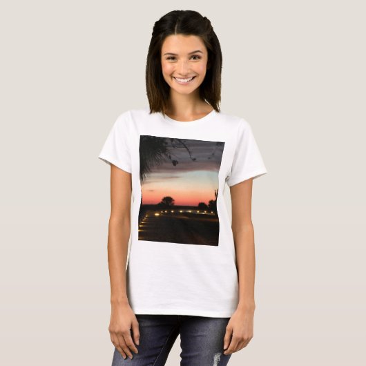 Siesta Key Beach Sunset T-shirt (Voorkant volledig)