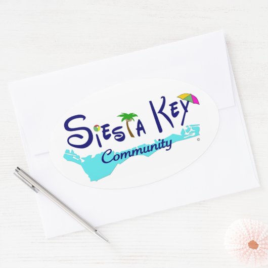Siesta Key Community Sticker (Envelop)
