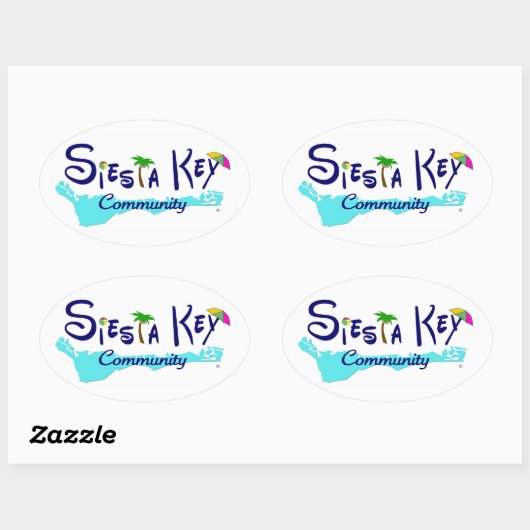 Siesta Key Community Sticker (Vel)