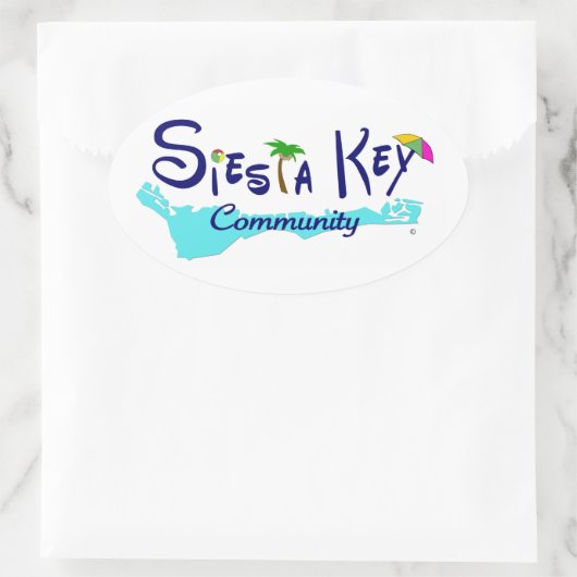 Siesta Key Community Sticker (Tas)