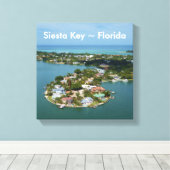 Siesta Key, Florida Canvas (Insitu (Houten vloer))