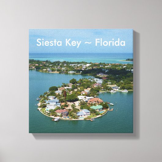 Siesta Key, Florida Canvas Afdruk (Voorkant)