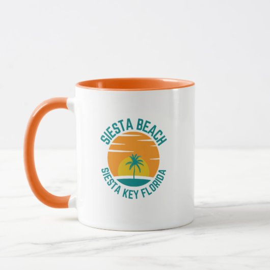 Siesta Key Florida Coffee Mok (Links)