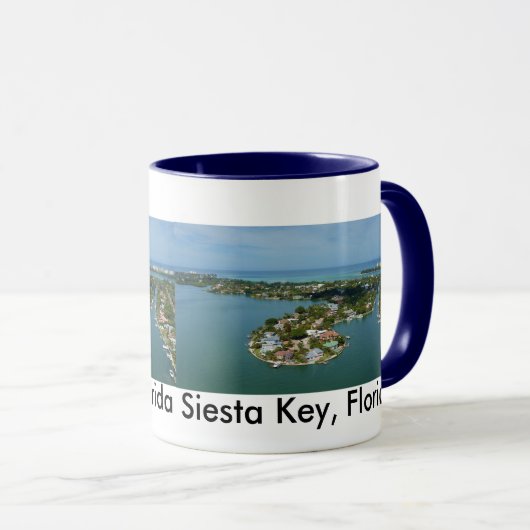 Siesta Key, Florida Coffee Mok (Voorkant rechts)