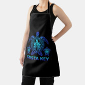 Siesta Key Florida FL Ocean Blue Turtle Souvenirs Schort (Insitu)