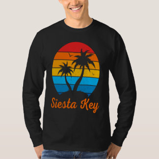 Siesta Key Florida Gezinsvakantie Strand Tropisch T-shirt