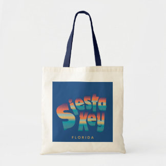 Siesta Key Florida in de kleuren van de zonsonderg Tote Bag