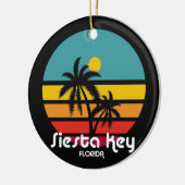 Siesta Key, Florida Keramisch Ornament (Links)