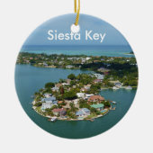 Siesta Key, Florida Keramisch Ornament (Voorkant)