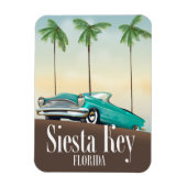 Siesta Key Florida reisposter Magneet (Verticaal)