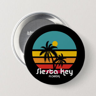  Siesta Key Florida Ronde Button 7,6 Cm