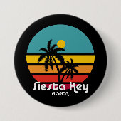  Siesta Key Florida Ronde Button 7,6 Cm (Voorkant)