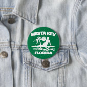 Siesta Key Florida Ronde Button 7,6 Cm (In situ)