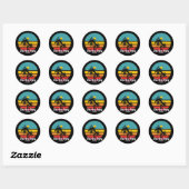  Siesta Key Florida Ronde Sticker (Vel)