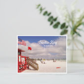 Siesta Key, Florida strand scene foto Briefkaart (Staand voorkant)