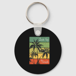Siesta Key Florida Strand Zonsondergang Vintage So Sleutelhanger