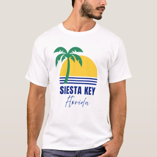 Siesta Key Florida T-Shirt (Voorkant)