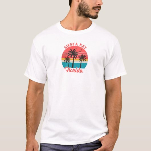 Siesta Key Florida T-shirt (Voorkant)