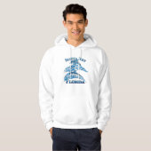 Siesta Key Florida Vacation Tribal Dolphins Hoodie (Voorkant volledig)
