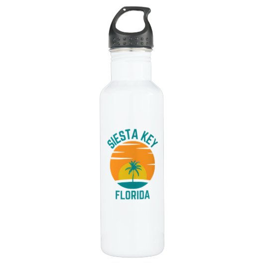 Siesta Key Florida Water Bottle Waterfles (Voorkant)