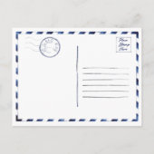 Siesta Key Florida Waterverf Souvenirs FL  Briefkaart (Achterkant)