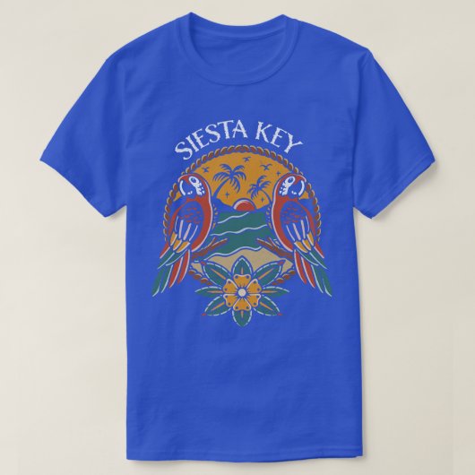 Siesta Key Florida West Coast Beaches T-shirt (Design voorkant)