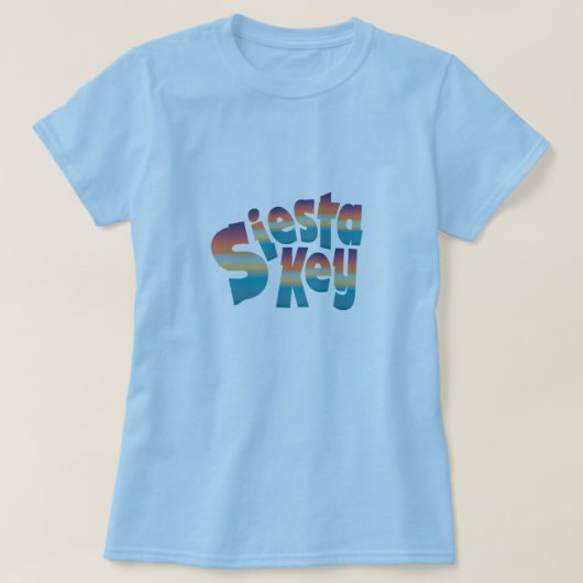 Siesta Key in zonnekleppen T-shirt (Design voorkant)