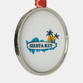Siesta Key. Metalen Ornament (Rechts)