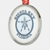 Siesta Key. Metalen Ornament (Links)