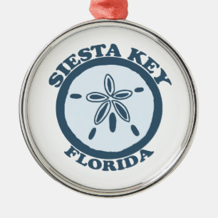 Siesta Key. Metalen Ornament
