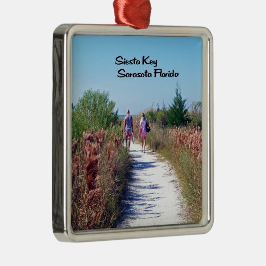 Siesta Key Metalen Ornament (Rechts)